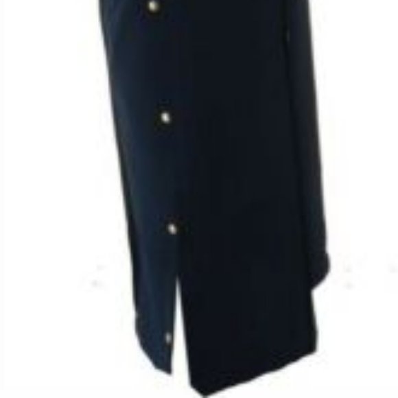 NWT G.I.L.I. BUTTON SIDE NAVY BOOT CUT PANTS 26 - Picture 8 of 14